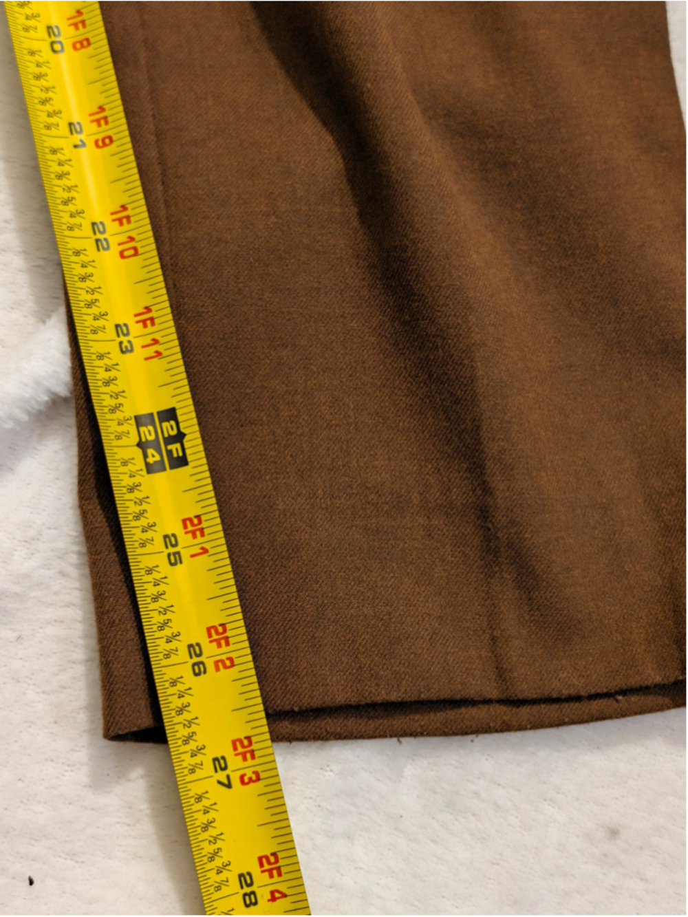 Banana Republic Hampton Fit Trousers Brown Size 6 ankle - Picture 9 of 11